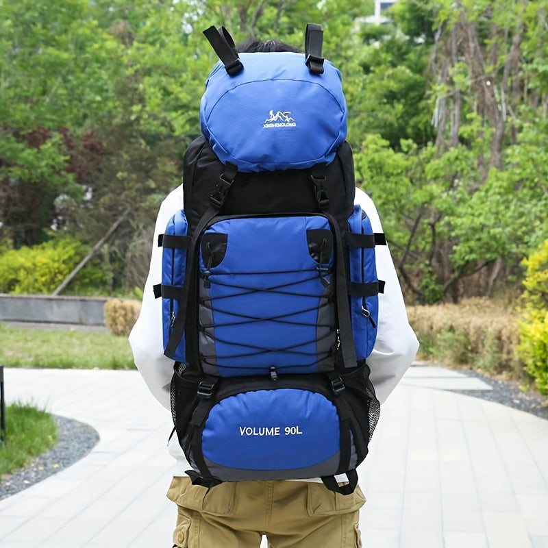 Durable 90L Large Capacity Hiking Backpack | Multi-Compartment Design