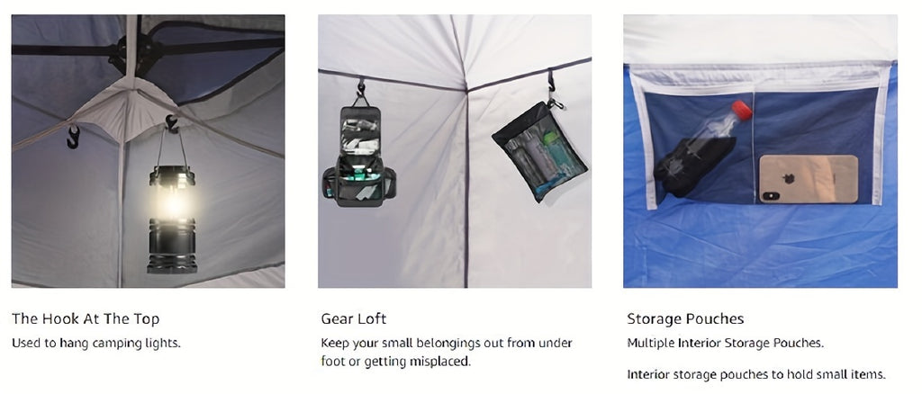 KAMPKEEPER Camping Cube, Converts 10'x10' Straight Leg Canopy into Inner Pop Up Tent
