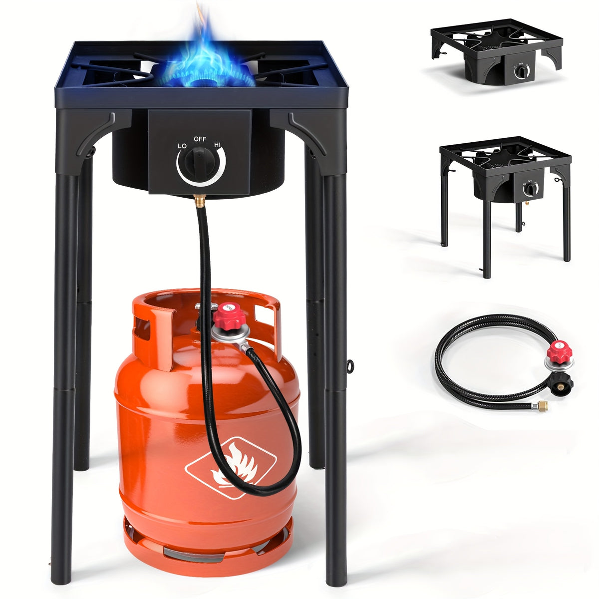 3/2/1 Burner Gas Propane Stove Outdoor Camping Picnic Grill