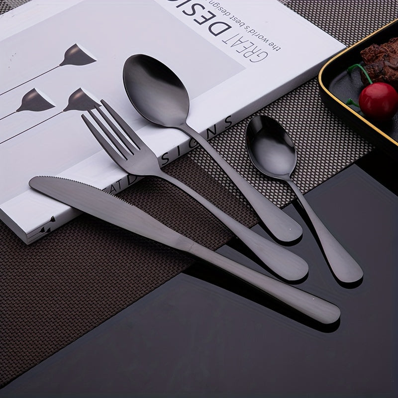 16pcs/24pcs tableware stainless steel knife, fork and spoon set