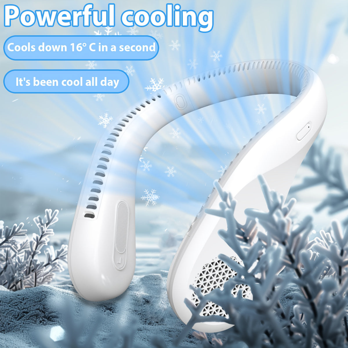Portable Neck Fan- Rechargeable USB