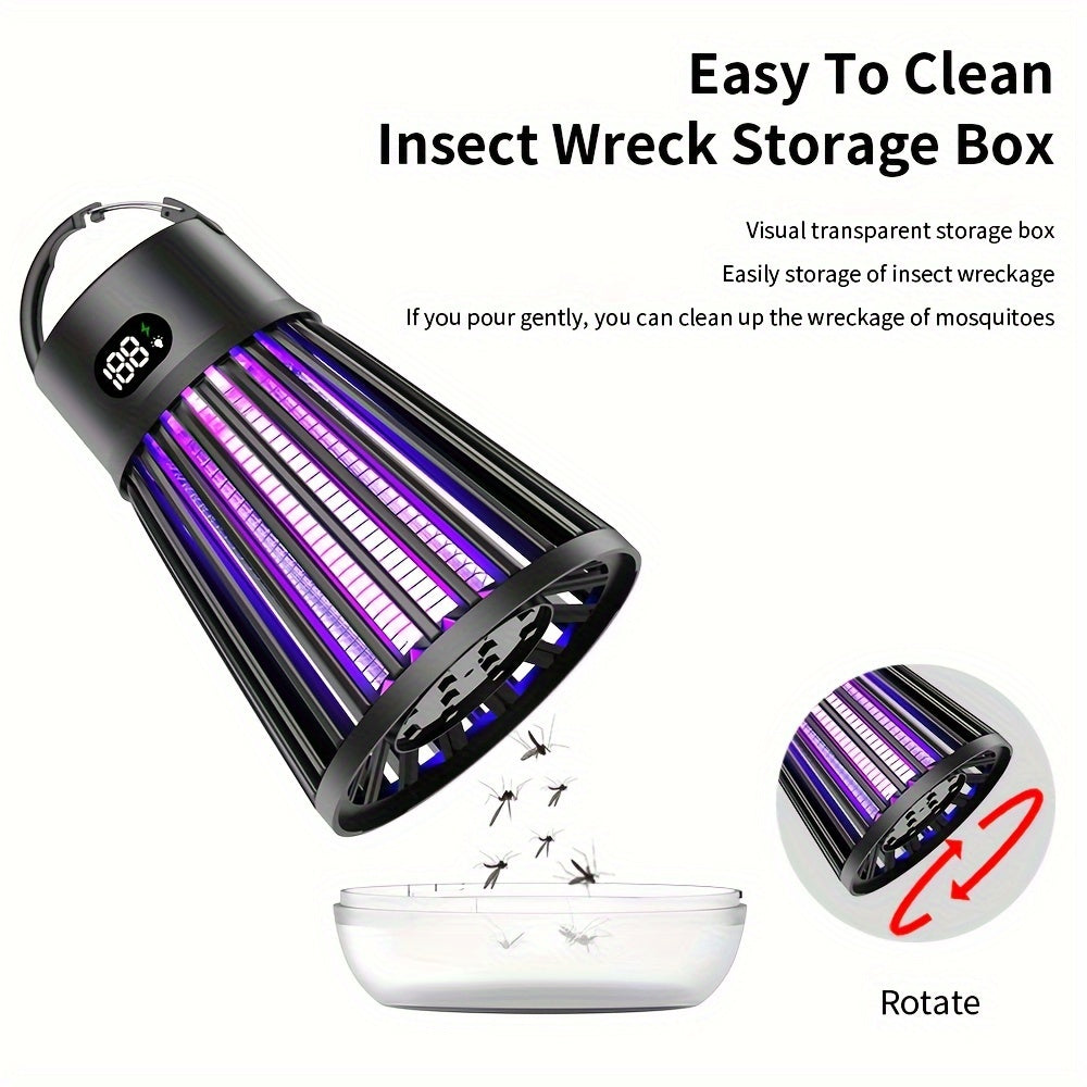 Rechargeable 2-in-1 Mosquito And Fly Killer Lamp