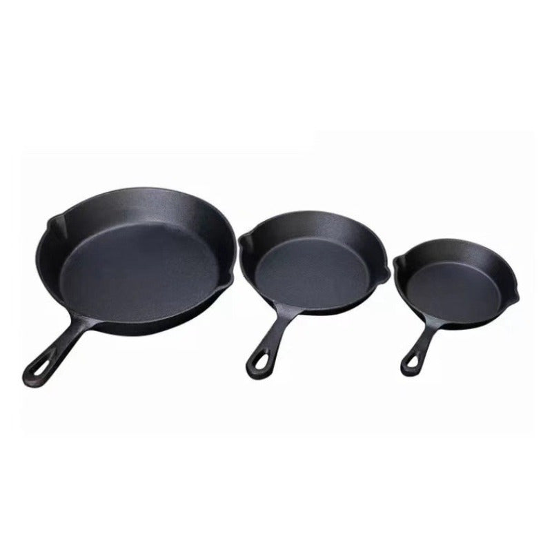 3pcs Premium Cast Iron Cookware Set