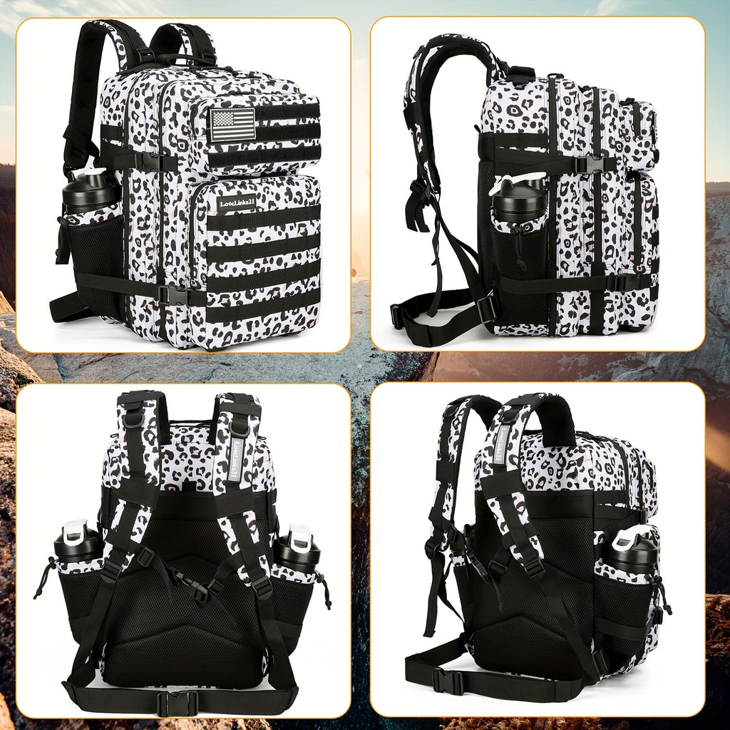 25L Large Capacity Rucksack Backpack - Water-Resistant