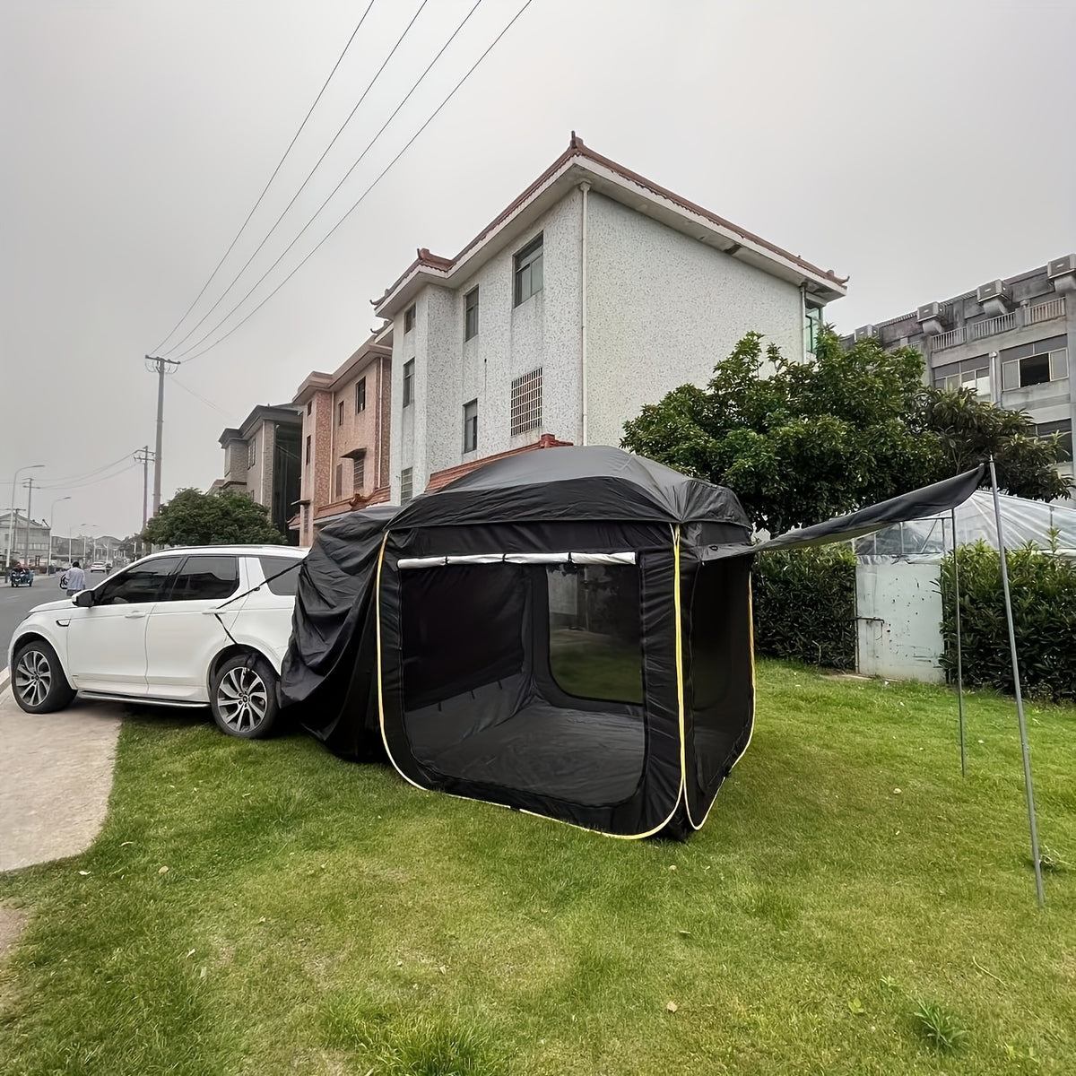1pc Outdoor Camping Extension Tent Suitable For Suv or Car