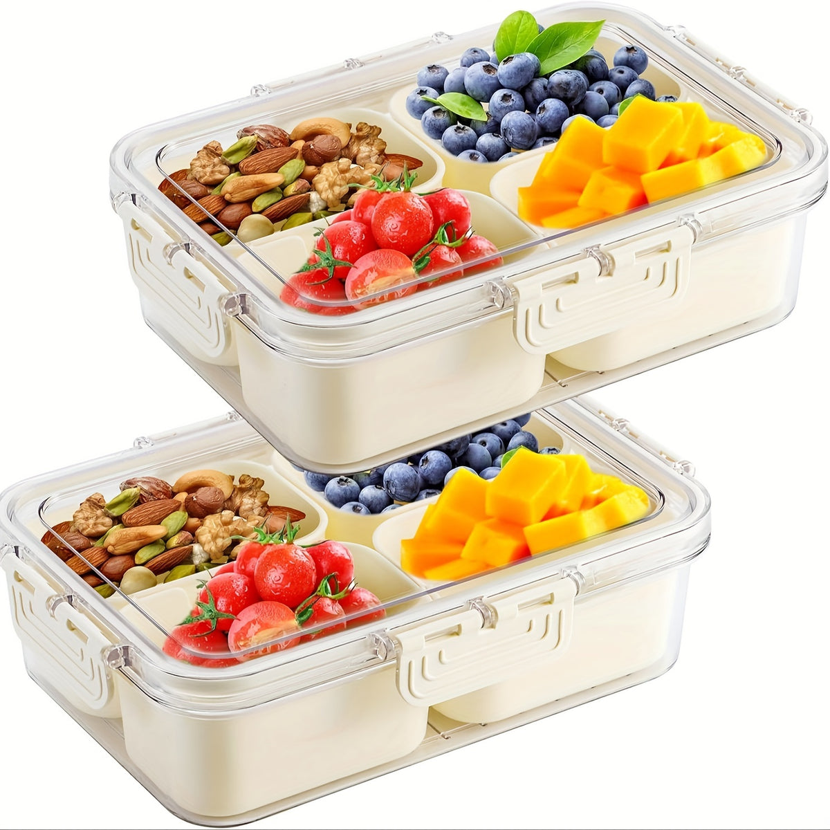 2-Packs/4Packs, Snackle Box Charcuterie Container