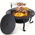 37" Metal Fire Pit For Outside