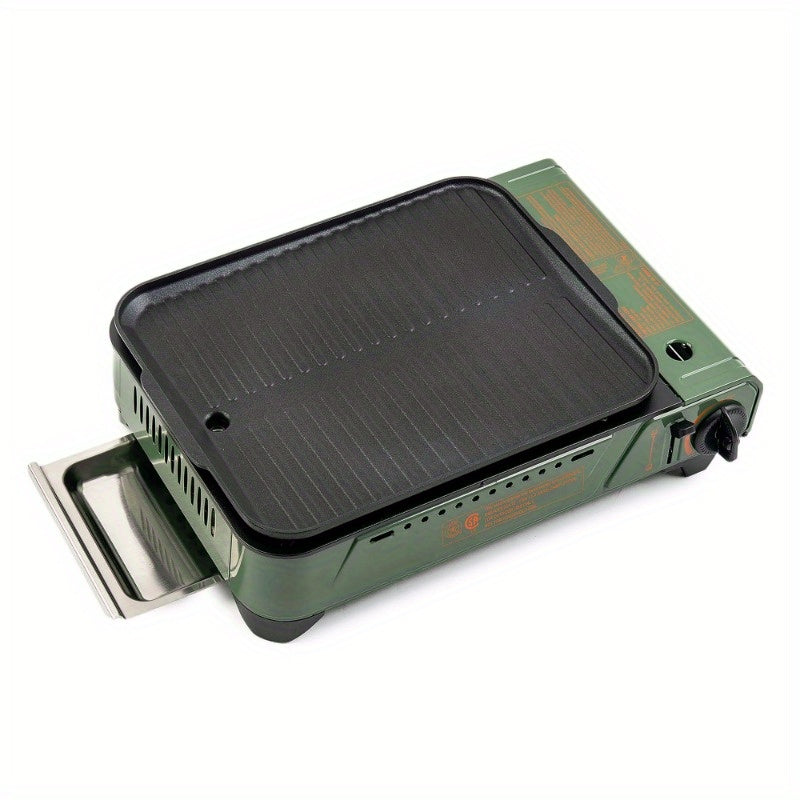 Outdoor Butane Griddle, 7650 BTU with 15"x12" Cast Aluminum griddle
