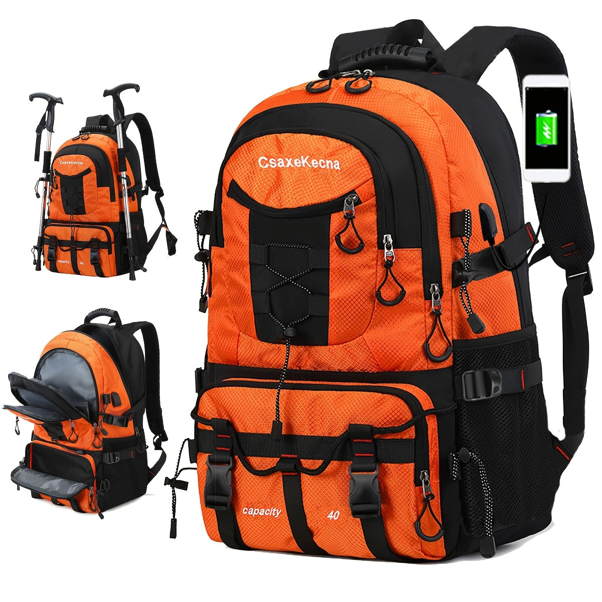 17-inch Laptop Compatible Durable Polyester Backpack