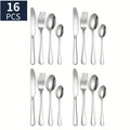 16pcs/24pcs tableware stainless steel knife, fork and spoon set