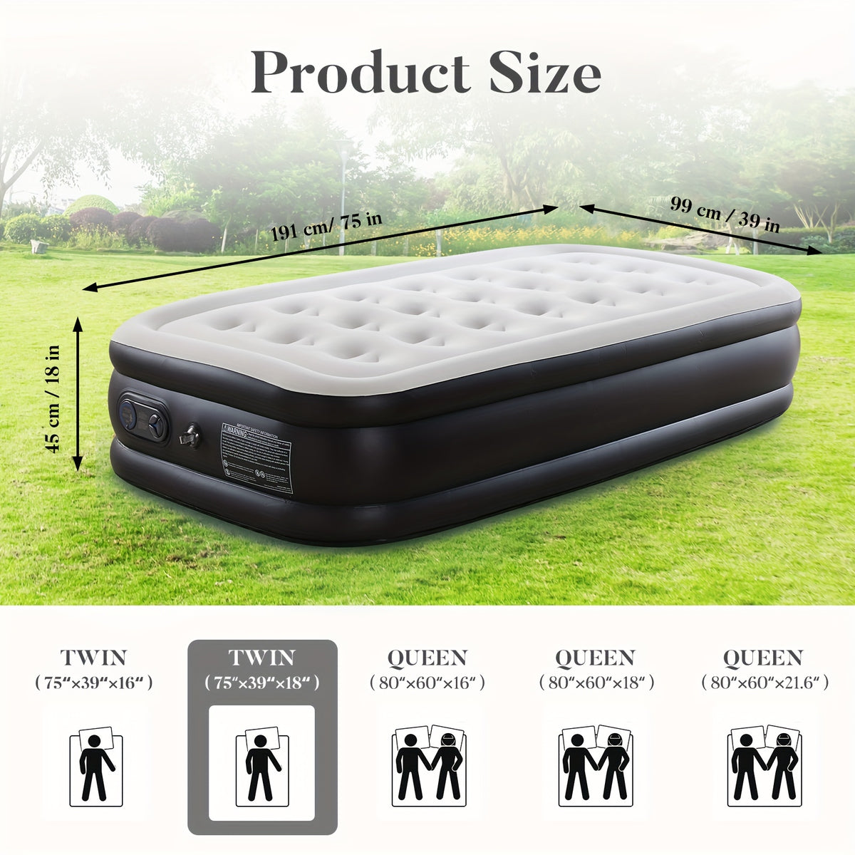 Tough, Anti- deformation Premium Camping Air Mattress