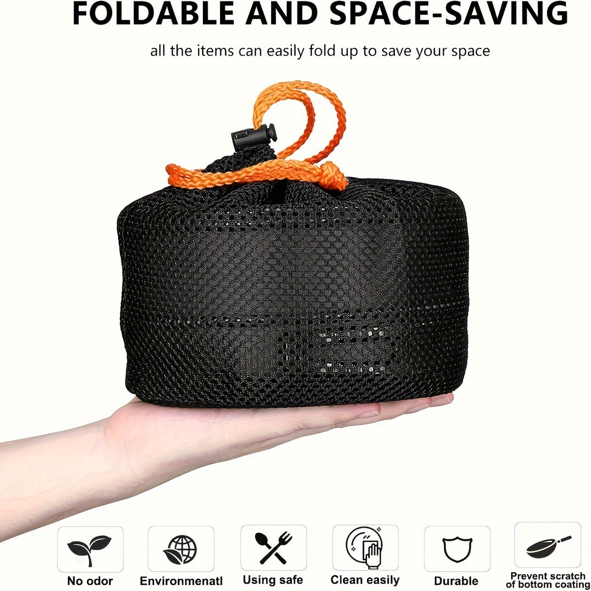 Non-stick  Foldable Camping Cookware Set,
