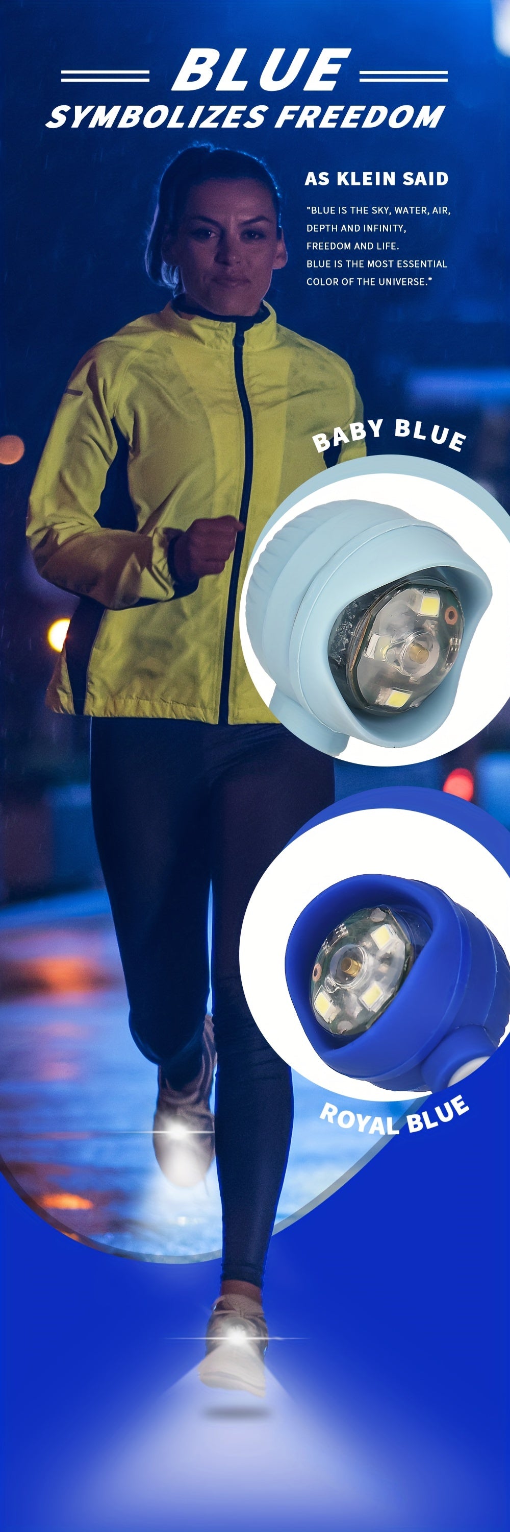 2pcs Ultra-Bright LED Shoe Lights