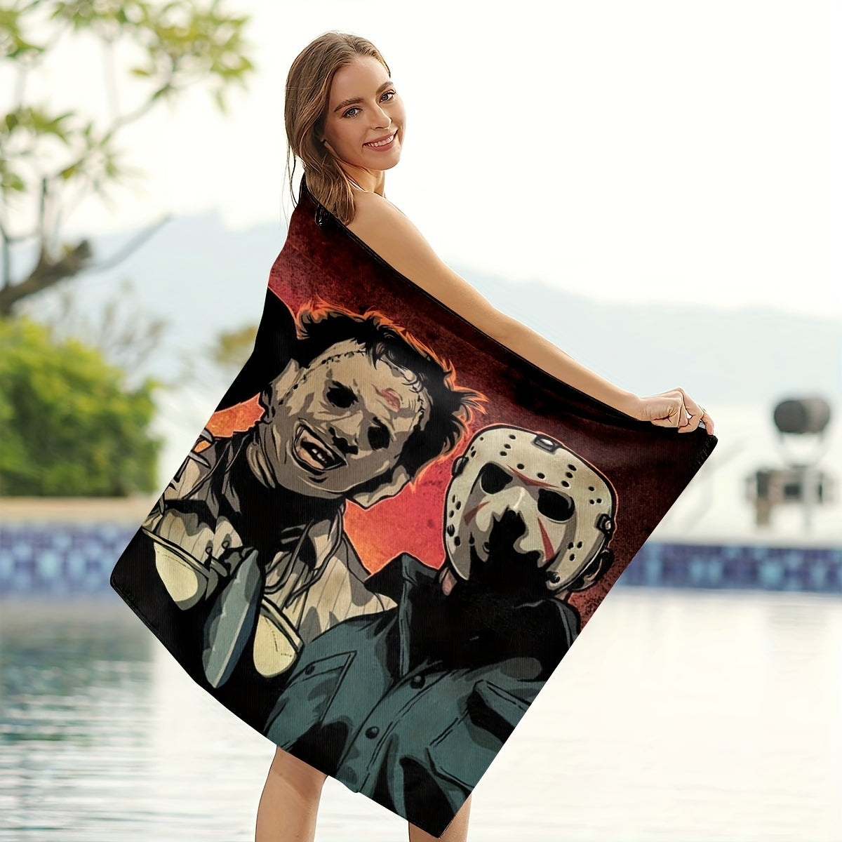 Extra Large Super Water Absorbent  Beach Towel