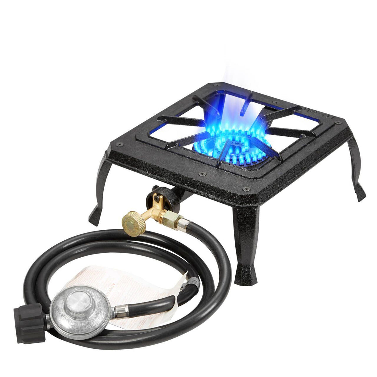 Deluxe Double Burner Flame Camping Stove - Portable, CSA Listed