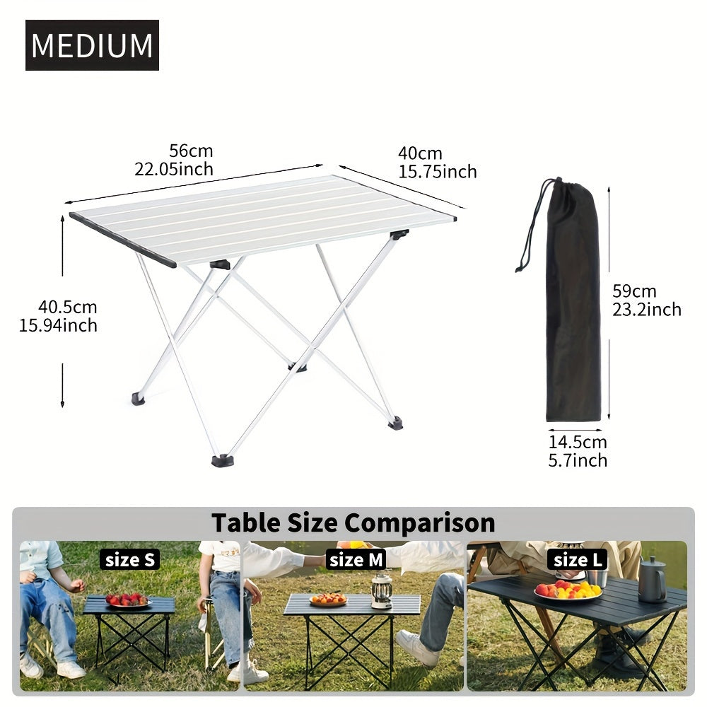 7050 Aluminum Alloy Folding Table, Anti-corrosion, Anti-scratch Foldable Table