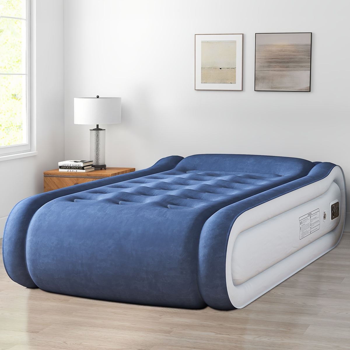 Yarsca Twin Air Mattress with Integrated Pillow