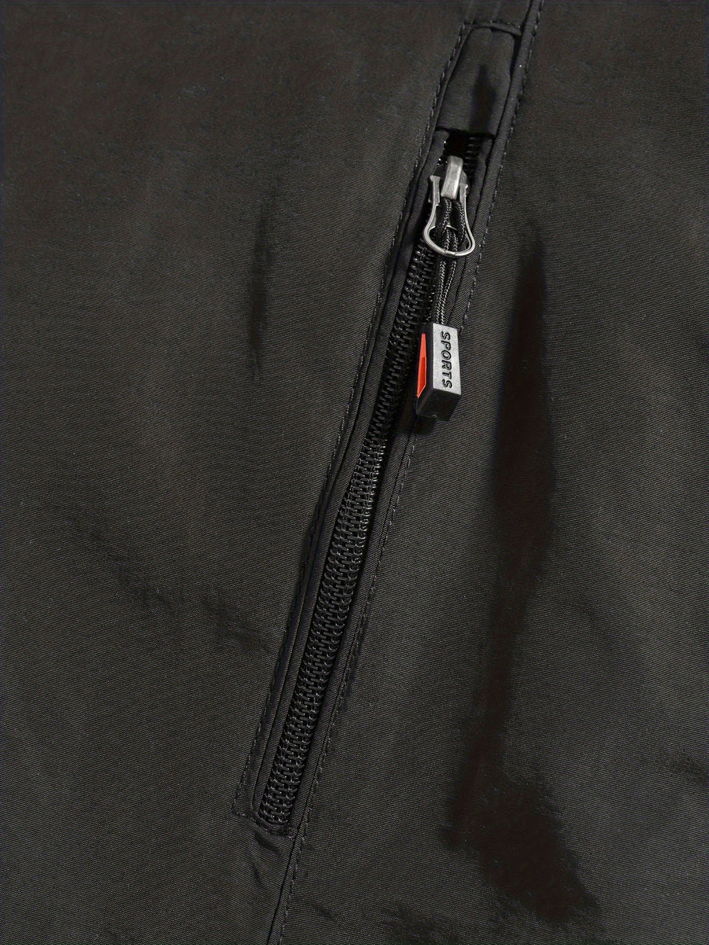 Men's Casual Zipper Pockets Detachable Hooded Windbreaker Jacket, Waterproof