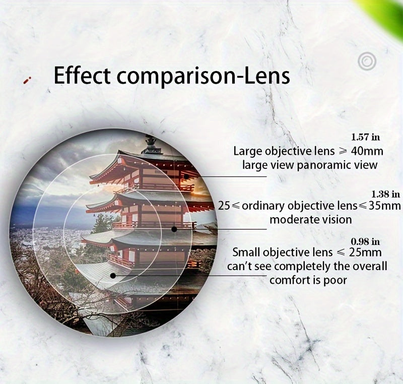 Large Objective Monocular - Crystal-Clear Field Vision,