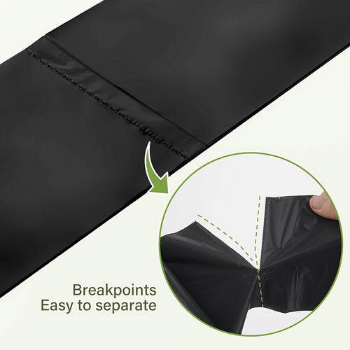 1/3/5 rolls Portable Toilet Bag for 5-8 Gallon Buckets, Camping Toilet Liner