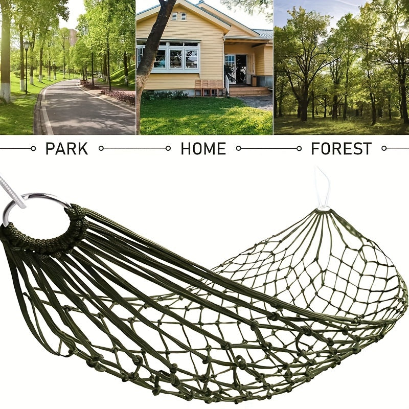 Portable Hammock Net With Nylon Rope And Hooks