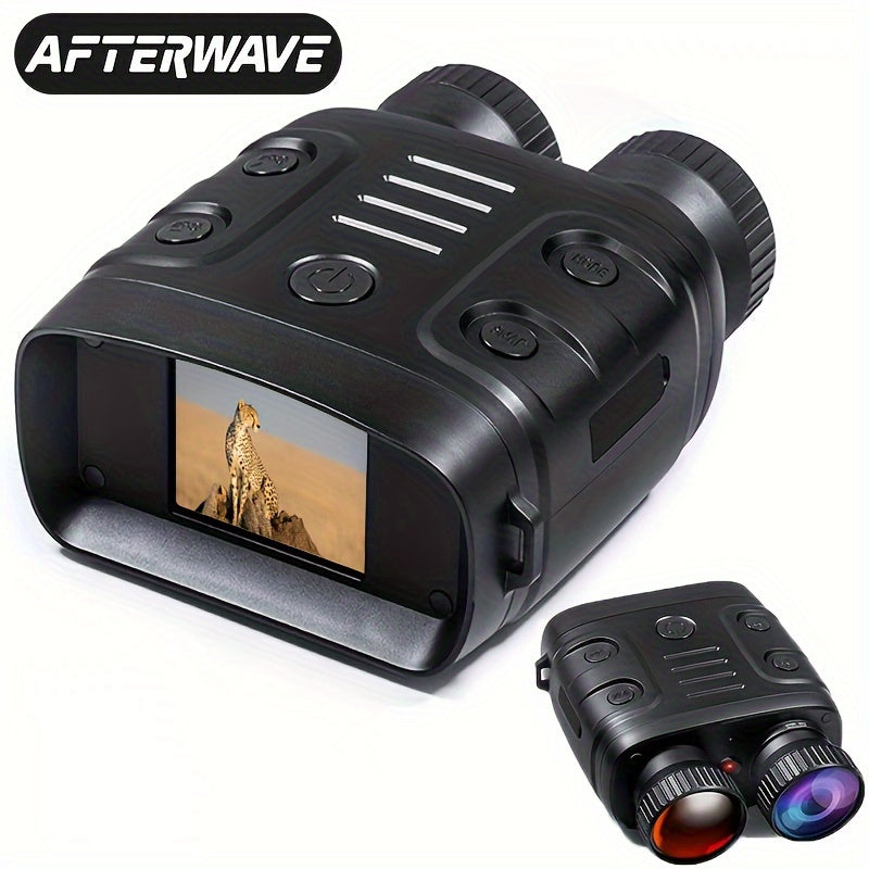 1080p Infrared Night Vision Goggles with 10x Zoom, 7-Adjustments