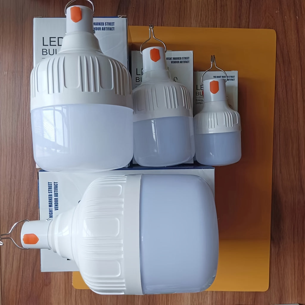 Portable Powerhouse LED Emergency Light - 80W/180W/320W/450W Rechargeable Lantern