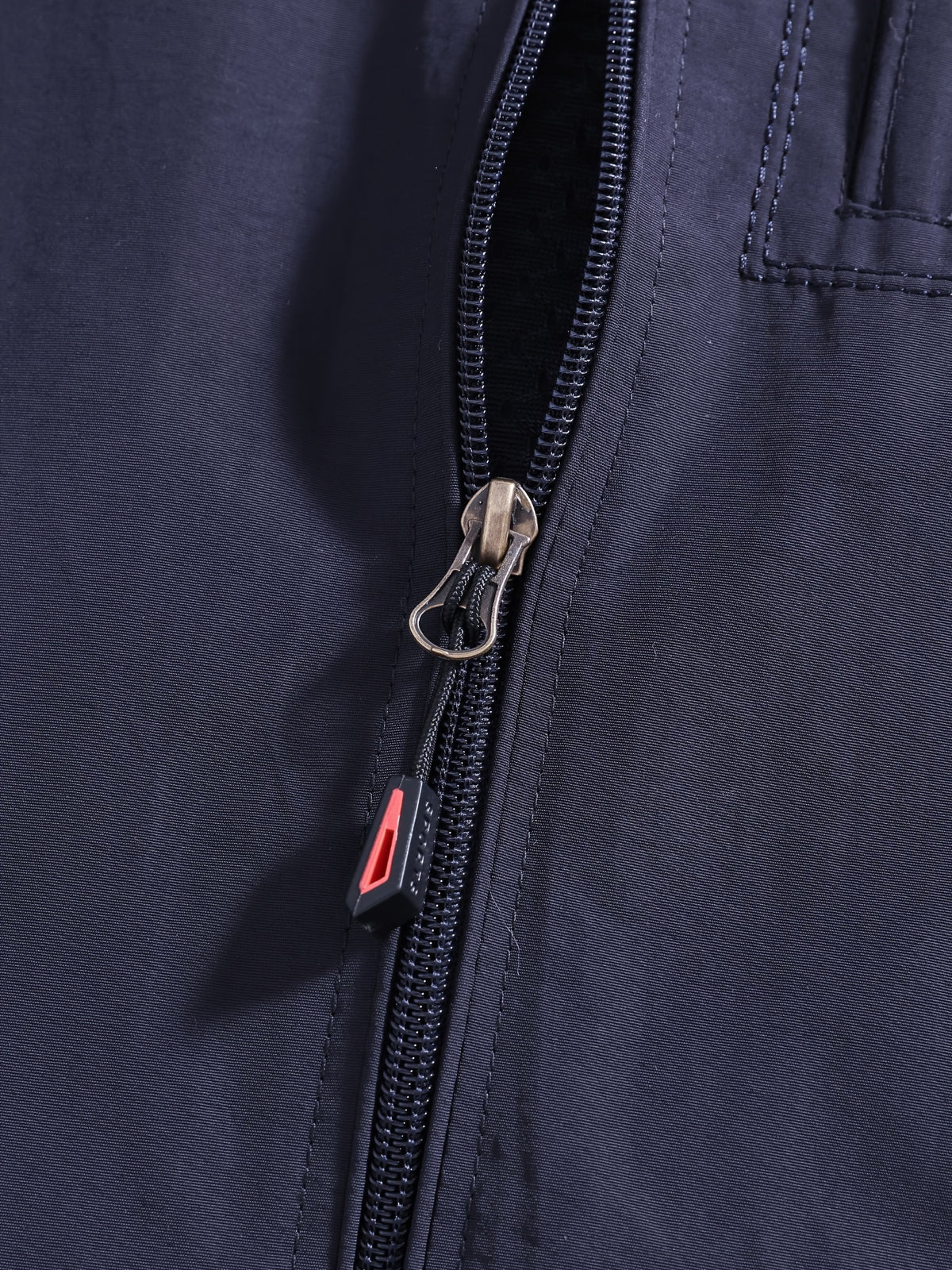 Men's Casual Zipper Pockets Detachable Hooded Windbreaker Jacket, Waterproof