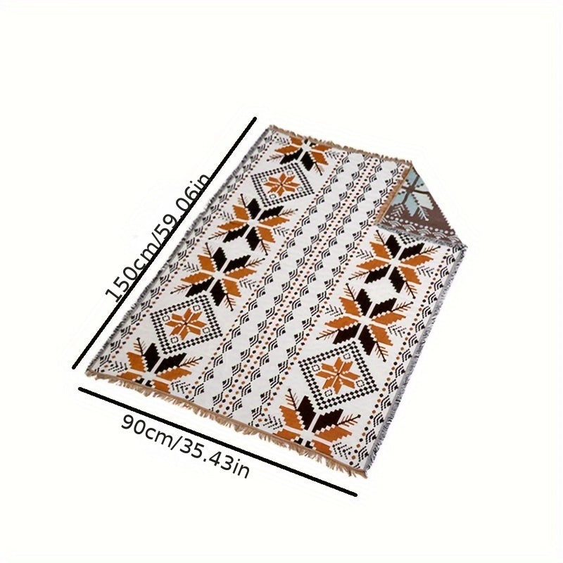 35" x 59" Bohemian Carpet Picnic Mat