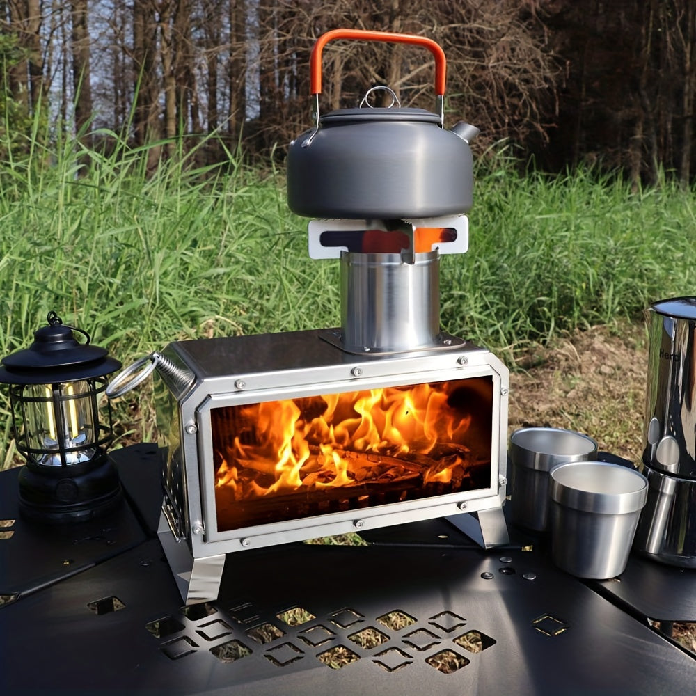 Multi-functional Portable Stainless Steel Wood Stove