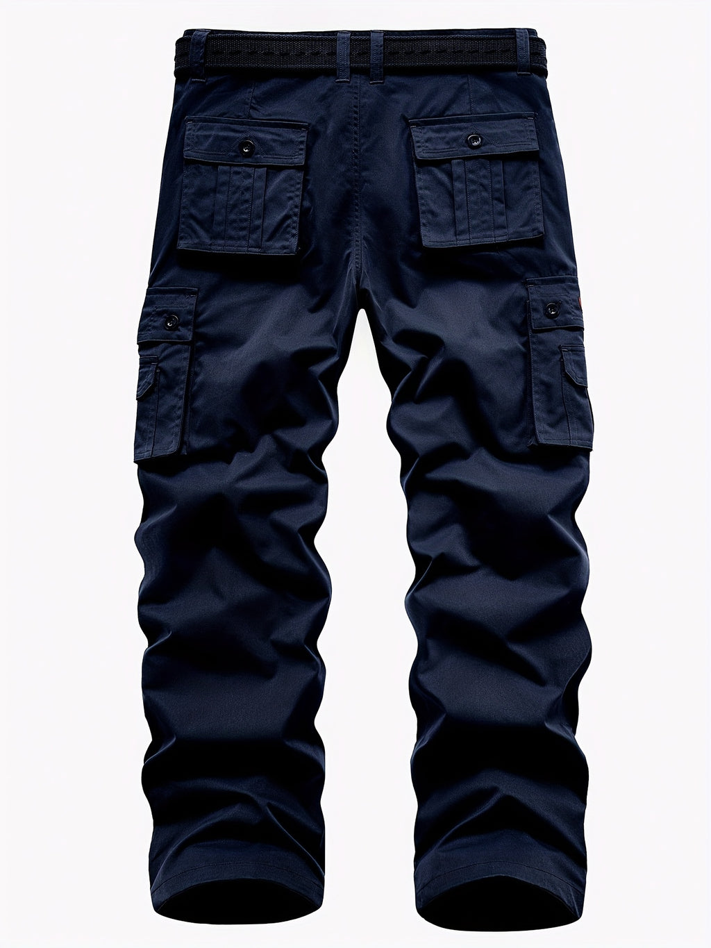 Classic Design Multi Flap Pockets Cargo Pants, Loose Fit Drawstring Cargo Pants