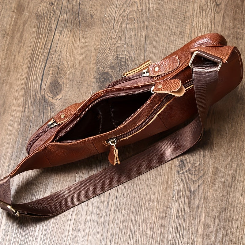 Vintage Genuine Leather Sling Bag