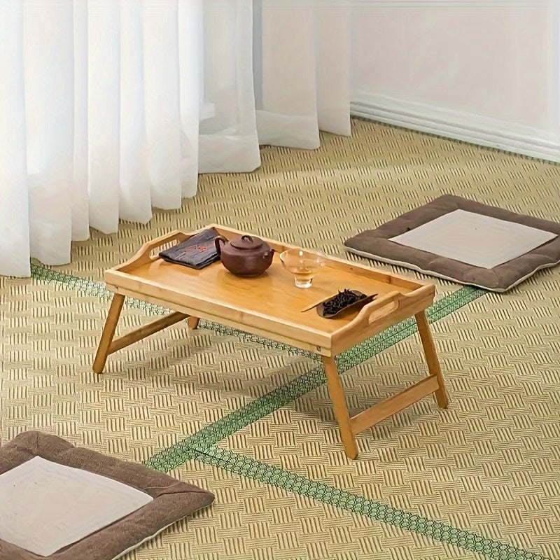 Portable Bamboo Tray Table - Foldable