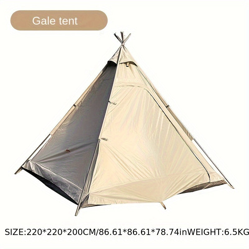 Luxury Pyramid Tent With Sky Curtain