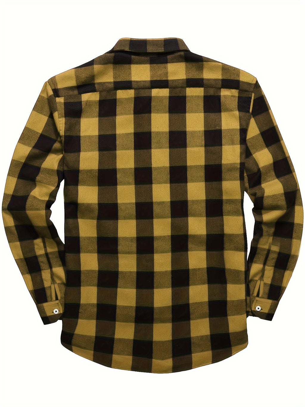 3pcs Stylish Plaid Pattern Long Sleeve Button Down Shirts