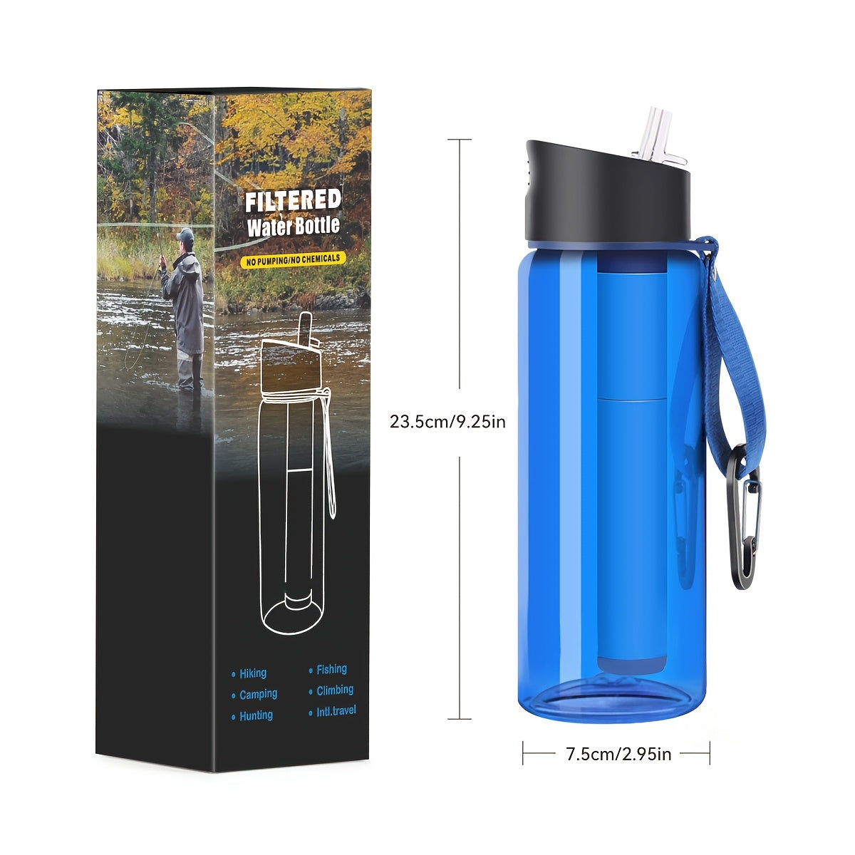 Sports Water Purification Cup with Filter