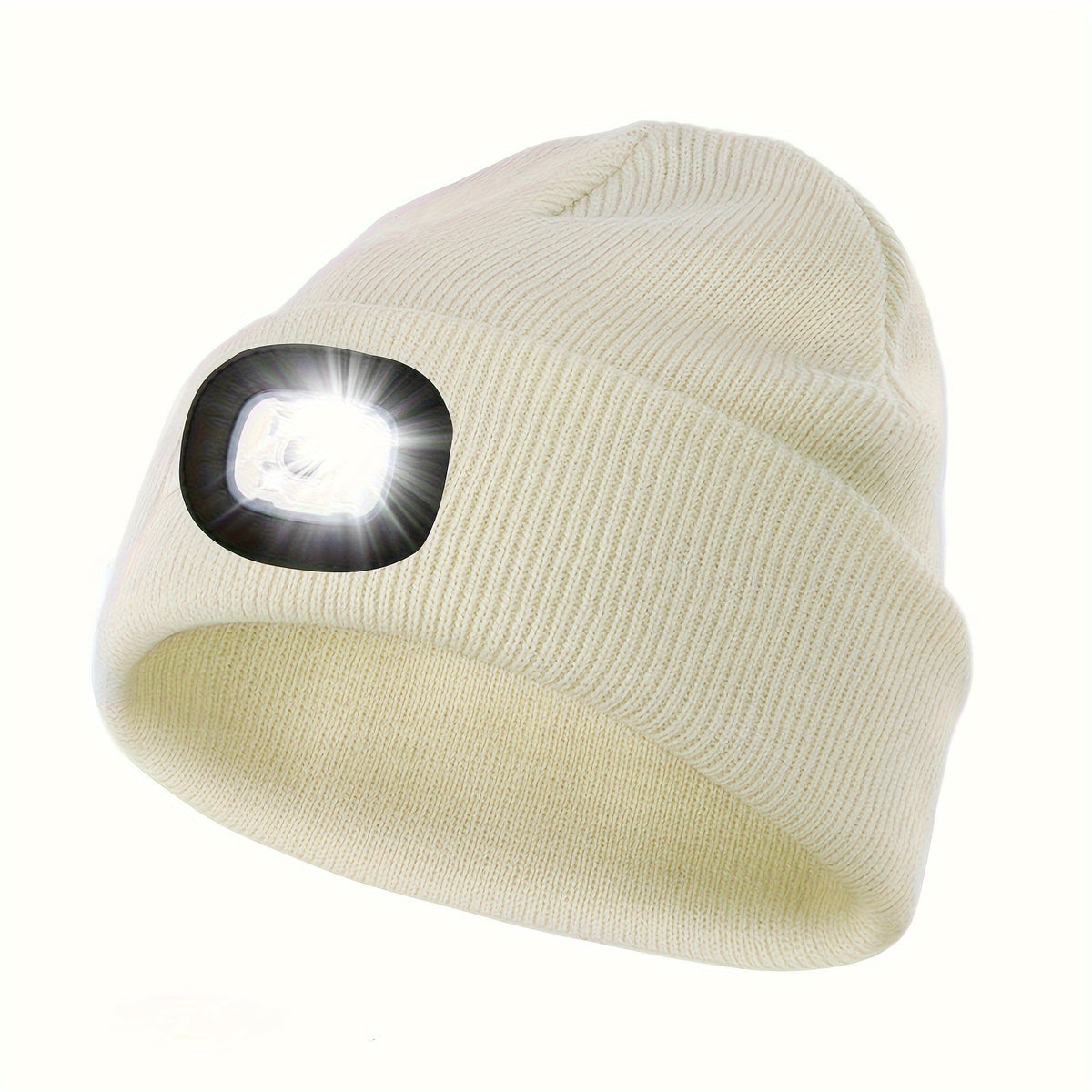1pc Unisex Beanie Hat With LED Light