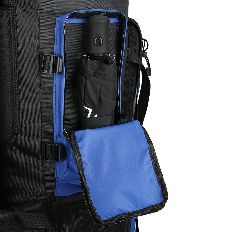 Durable 90L Large Capacity Hiking Backpack | Multi-Compartment Design