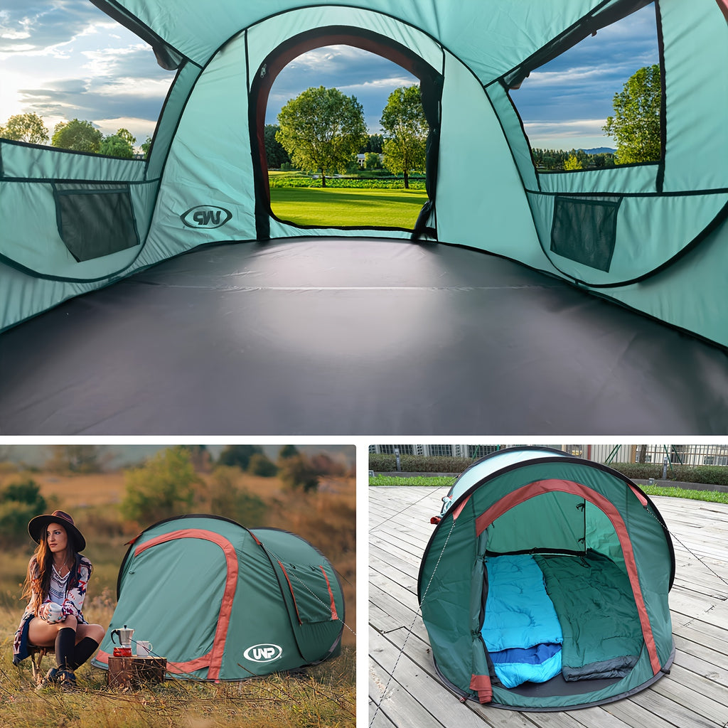 2 Person Portable Pop-Up Tent - Spacious Instant Setup