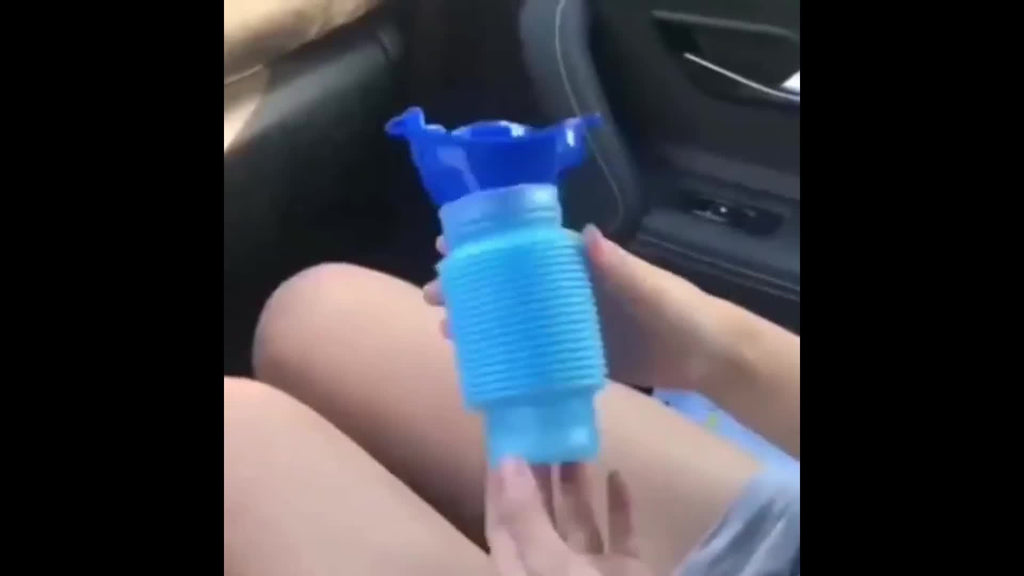 Portable Travel Companion Urinal - Reusable, Collapsible, Spill-Proof