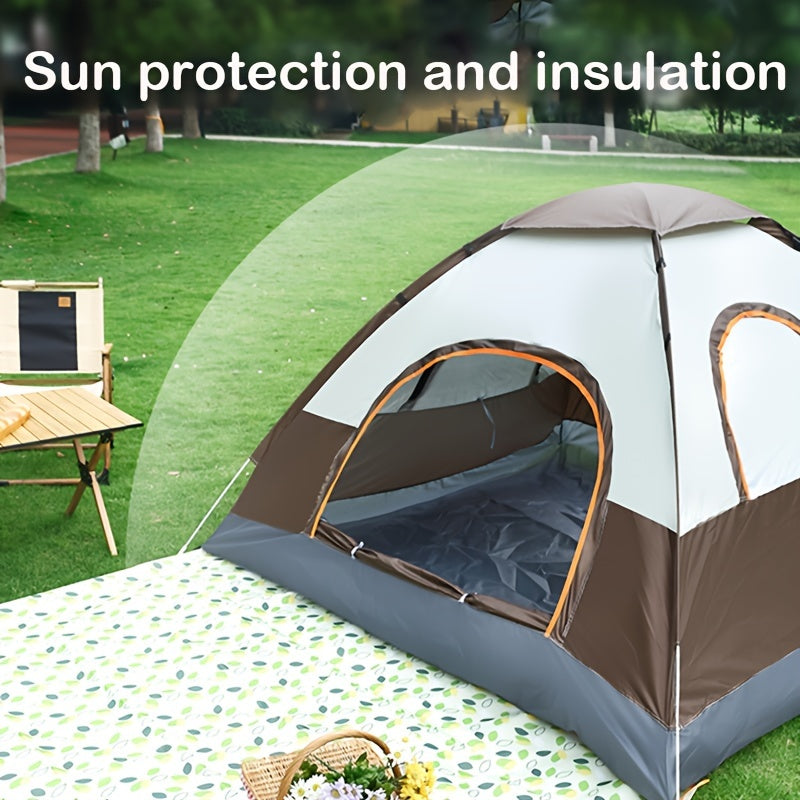 Fully Automatic Luxury Large Family Tent with Two Doors, Two Windows, One Skylight