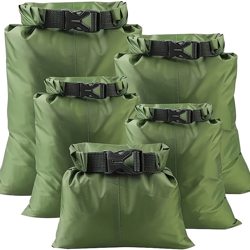 6pcs Waterproof Dry Bag Set - Ultra-Lightweight, Large Capacity