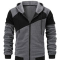 Double Layer Drawstring Hooded Jacket