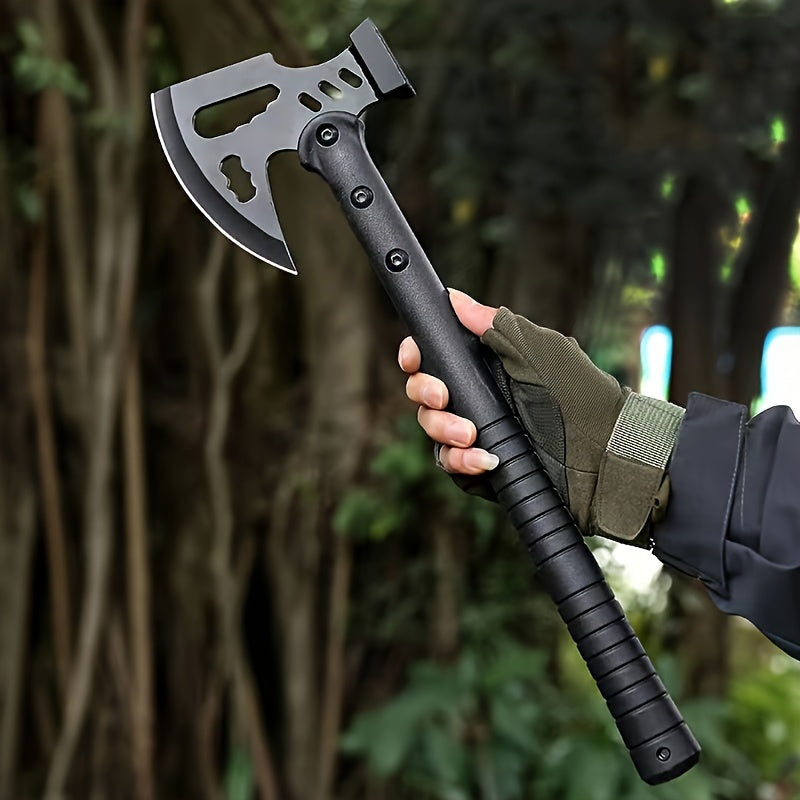 One-piece Stainless Steel Survival Axe, Multi-purpose Hammer