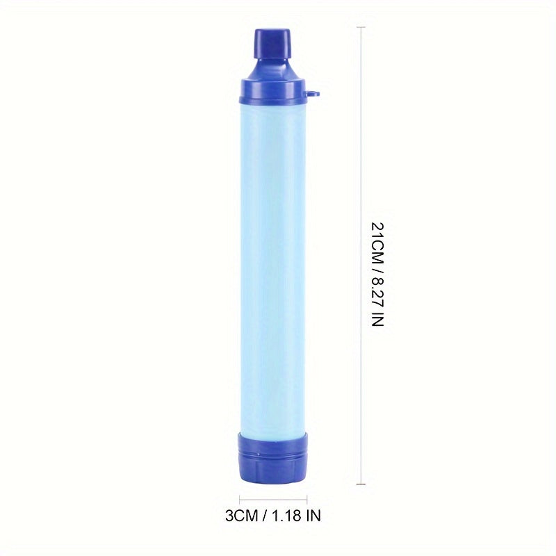 1pc Portable Outdoor Water Purifier Without/With Extend Straw