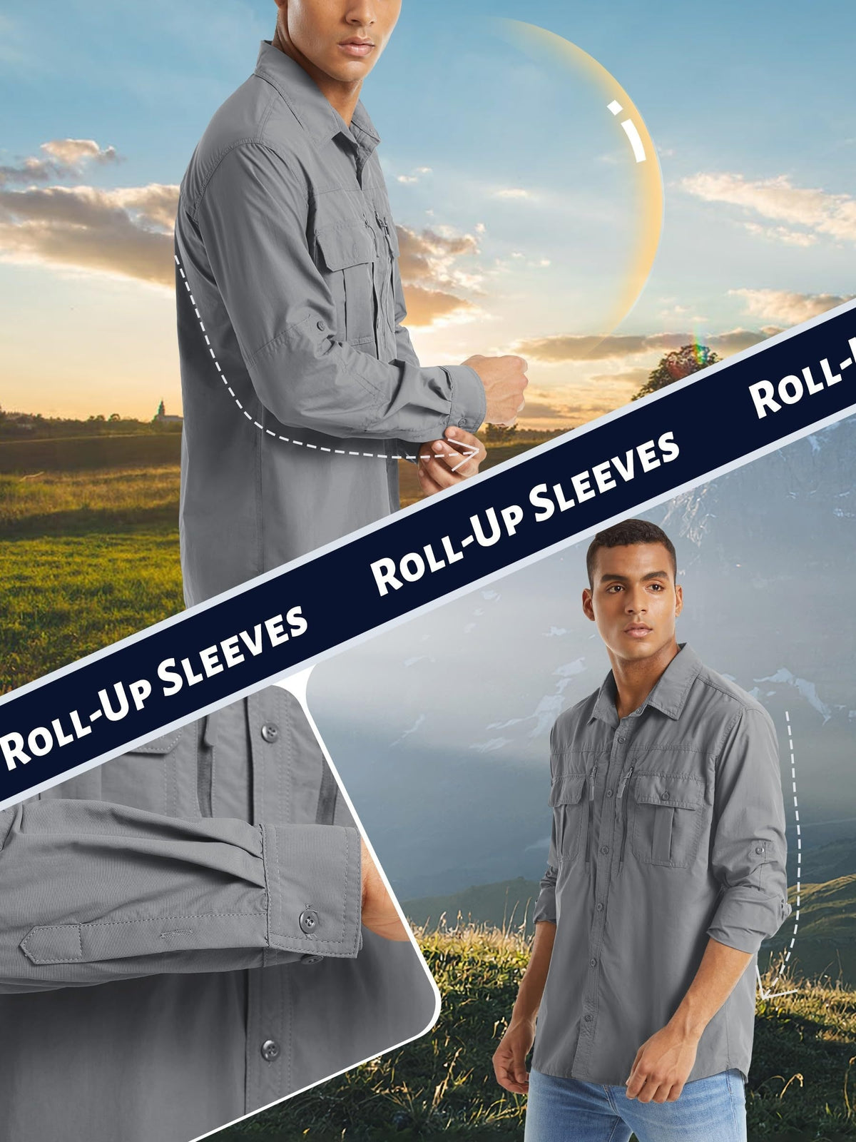 Men's Outdoor Quick Dry Shirts Long Sleeve
