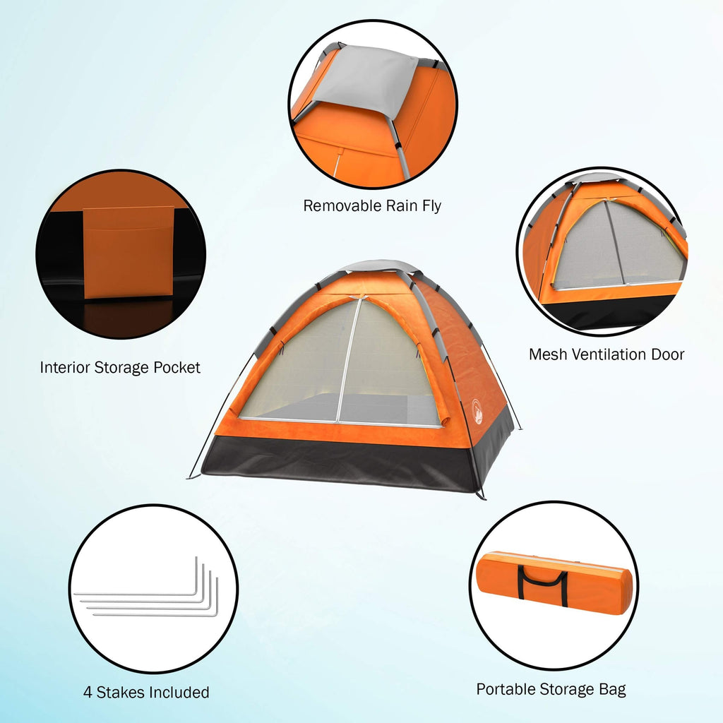 2-Person Camping Tent - Includes Carrying Bag