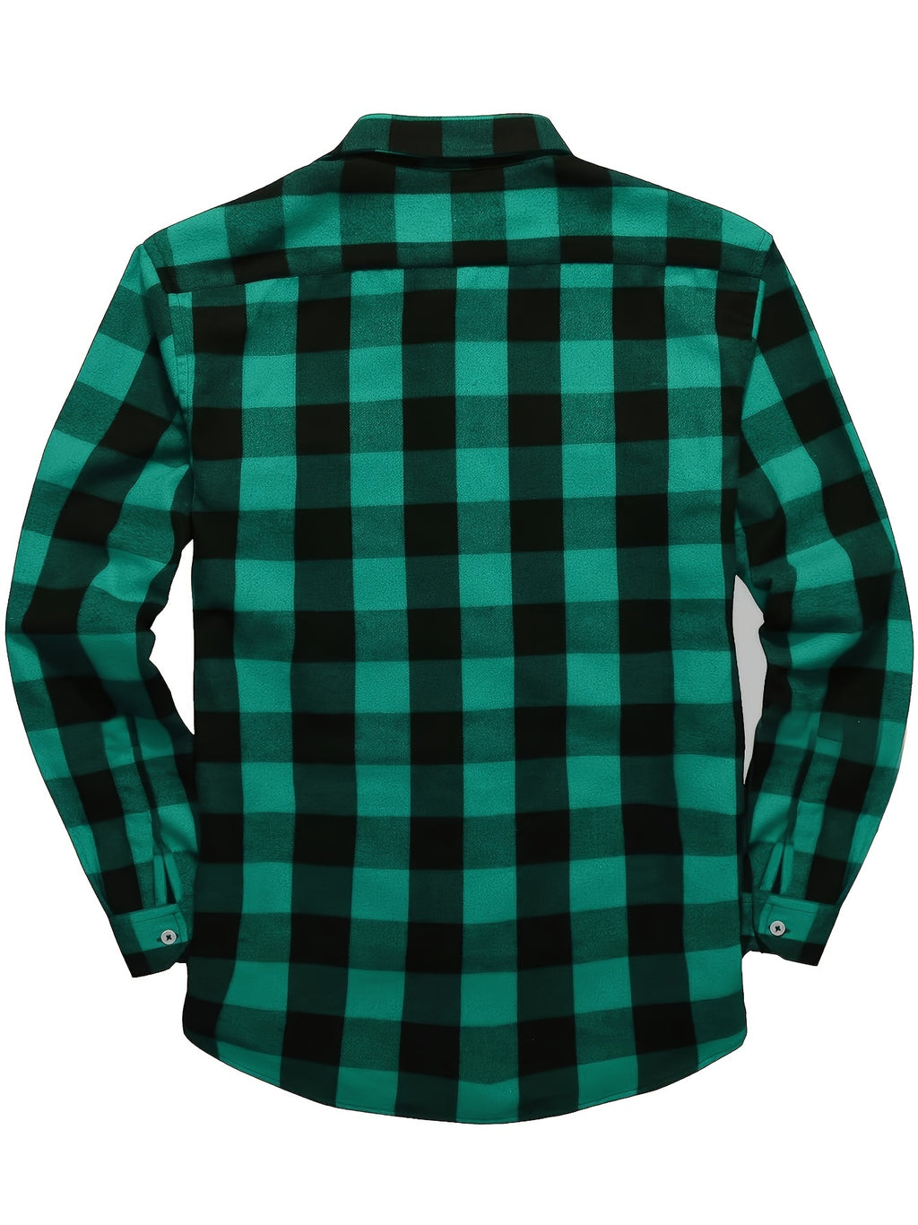 3pcs Stylish Plaid Pattern Long Sleeve Button Down Shirts