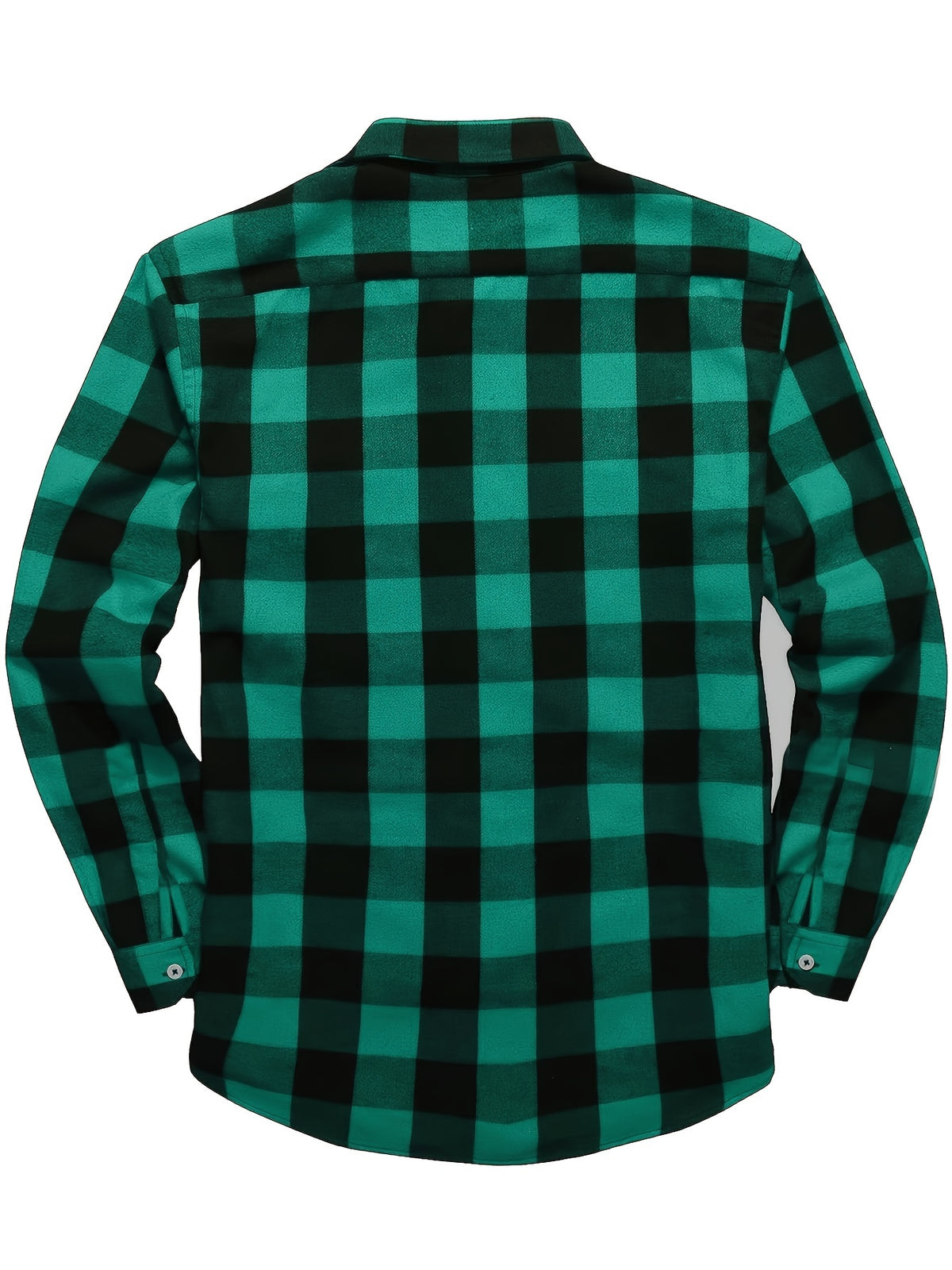 3pcs Stylish Plaid Pattern Long Sleeve Button Down Shirts