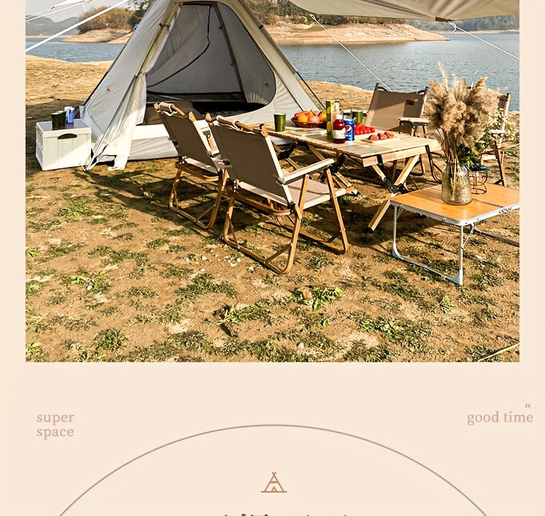 Luxury Pyramid Tent With Sky Curtain